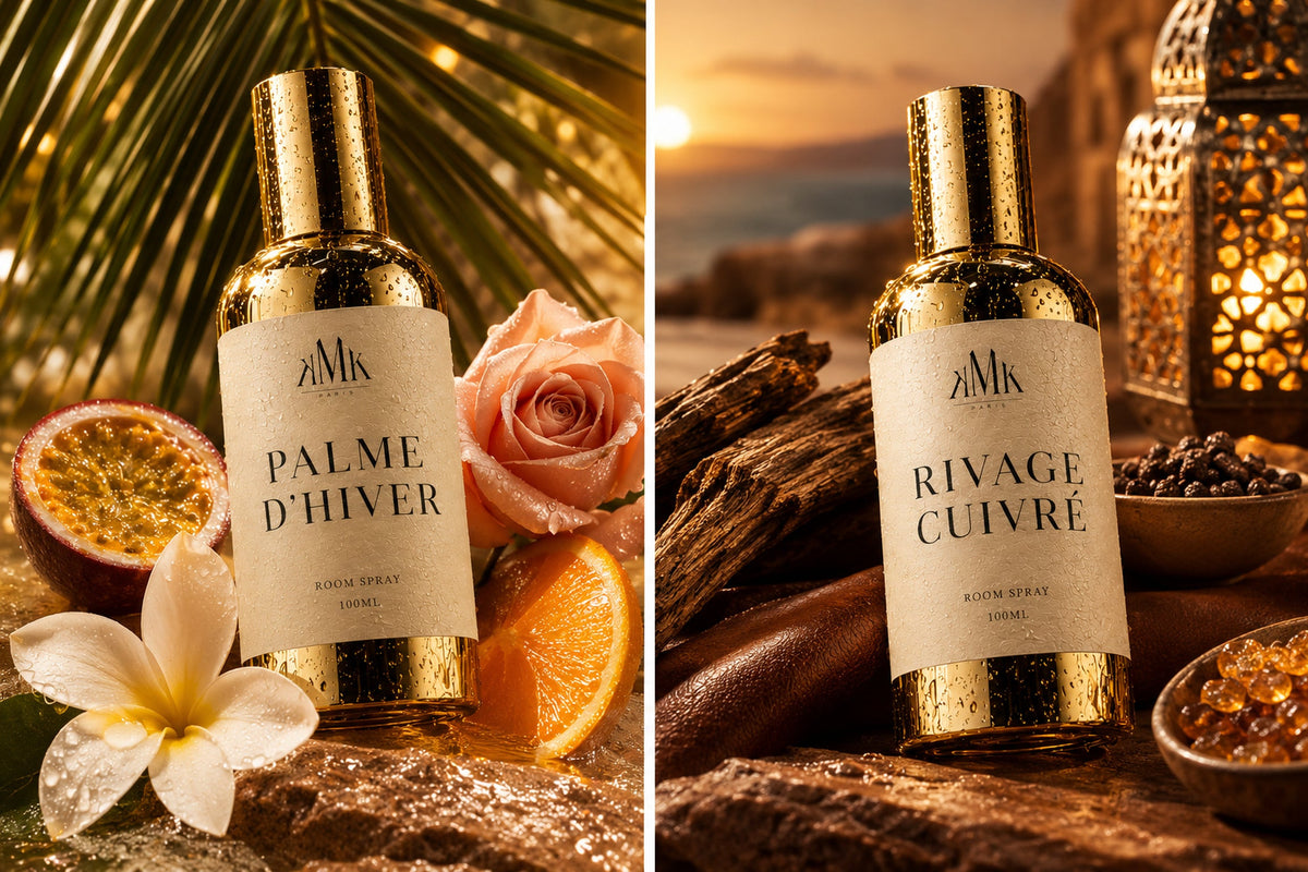 Carnets de Voyage 2026 — PALME D’HIVER et RIVAGE CUIVRÉ par KMK PARIS